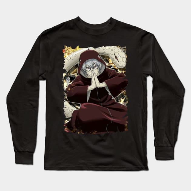 SNAKE KABUTO YAKUSHI ANIME MERCHANDISE Long Sleeve T-Shirt by julii.draws